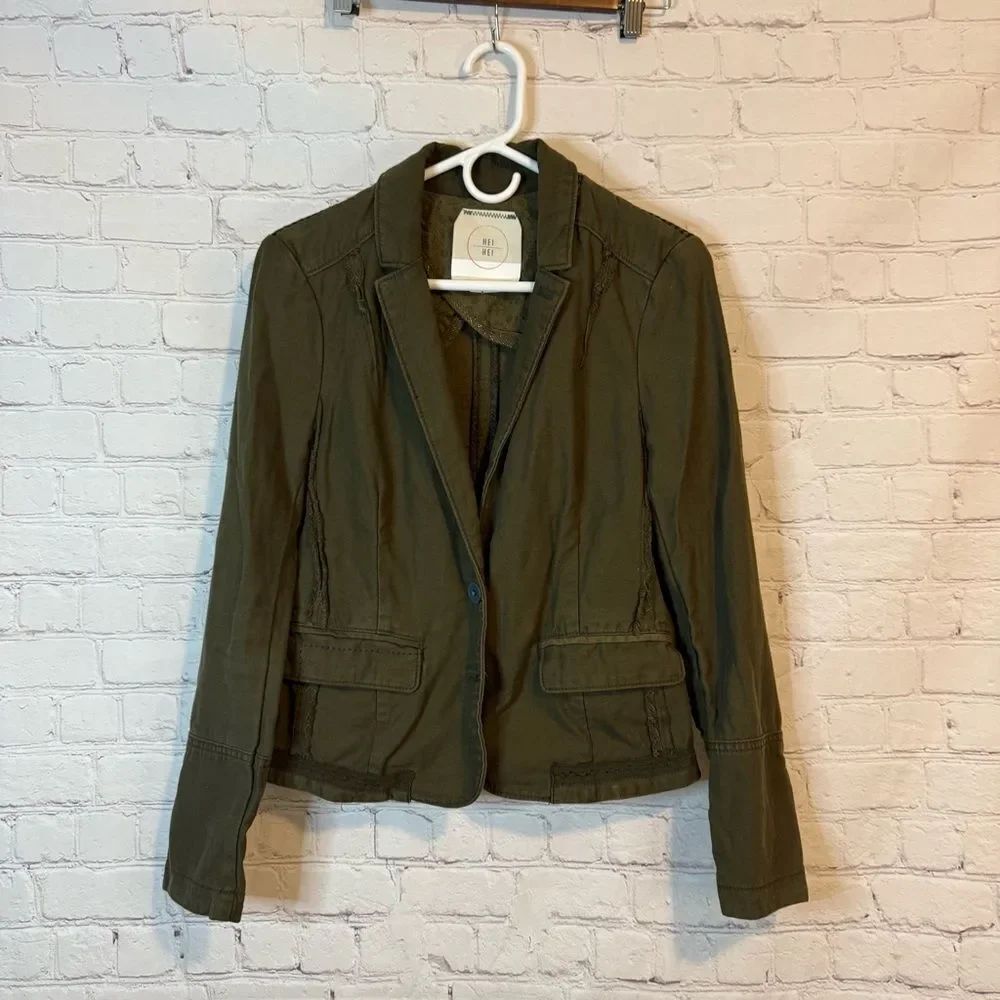 HEI HEI Classic Olive Women's Blazer
